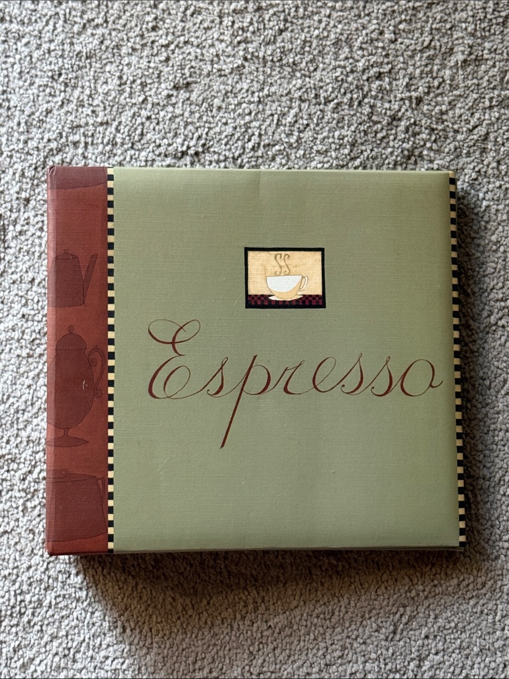 Lang “Espresso” 3 Ring Recipe Card Album Binder!